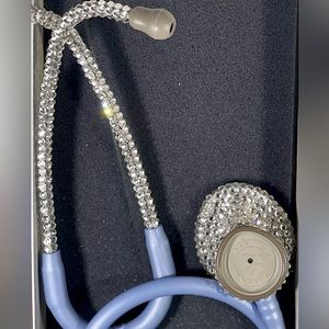 Ceil Blue | Bling Stethoscope | Clear Ice Rhinestone |